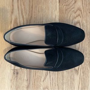 Jcrew suede penny loafers